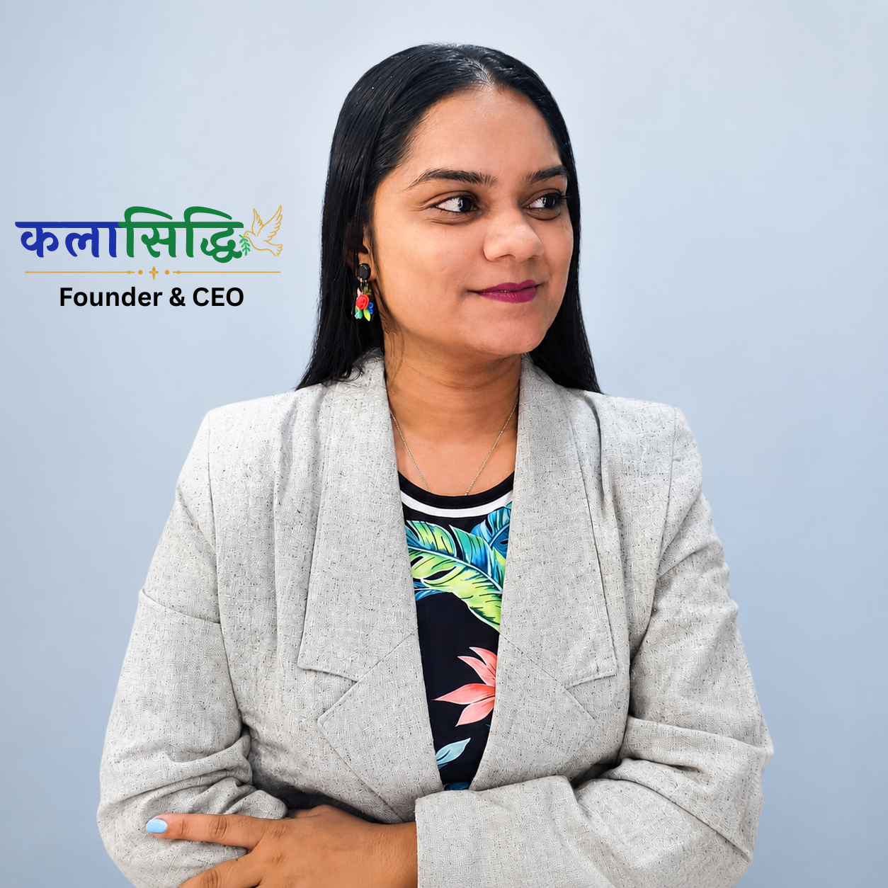 Zeel Maniya, founder of KalaaSiddhi